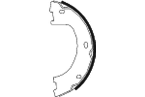 Brake Shoe Set, parking brake  Art. 91069000