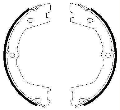 Brake Shoe Set, parking brake  Art. 91074900