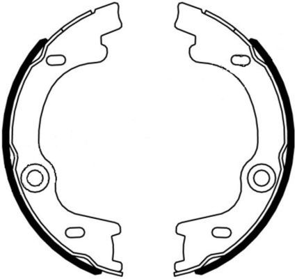 Brake Shoe Set, parking brake  Art. 91076400