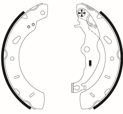 Brake Shoe Set (Rear axle)  Art. 91079800