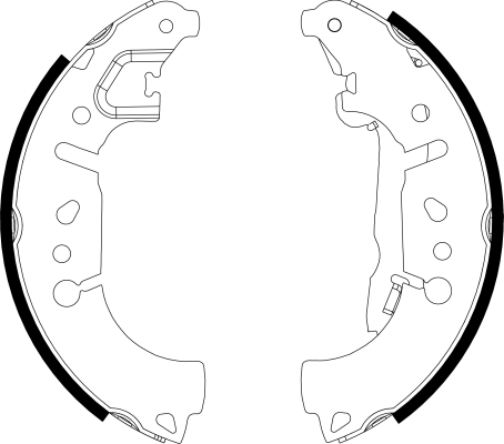 Brake Shoe Set (Rear axle)  Art. 91081500