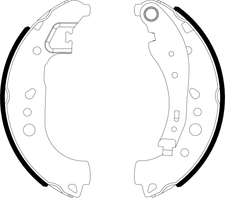 Brake Shoe Set (Rear axle)  Art. 91081700