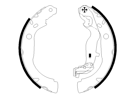 Brake Shoe Set (Rear axle)  Art. 91082900