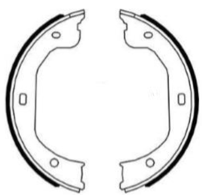 Brake Shoe Set, parking brake  Art. 91087000