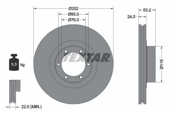 Brake Disc (Front axle)  Art. 92017203