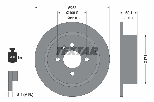 Brake Disc (Rear axle)  Art. 92019200