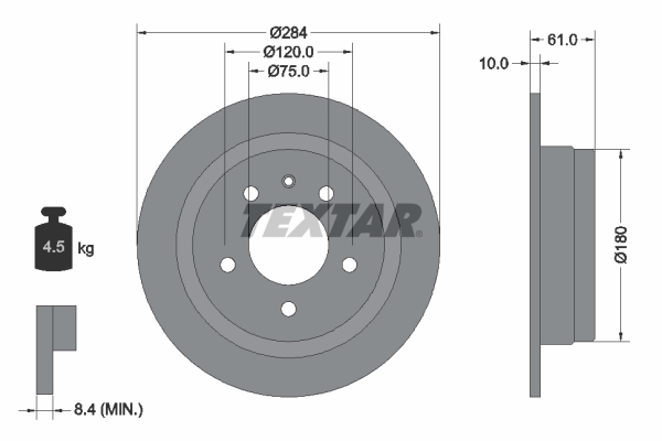 Brake Disc (Rear axle)  Art. 92022400