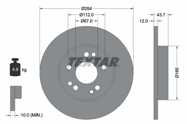 Brake Disc (Front axle)  Art. 92031803