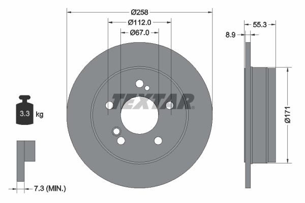 Brake Disc (Rear axle)  Art. 92032003