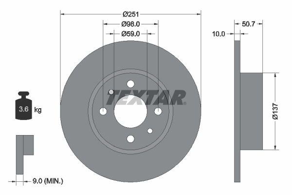 Brake Disc (Rear axle)  Art. 92034203