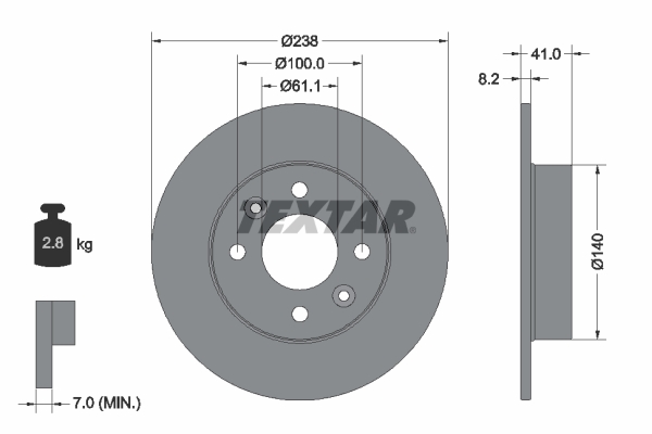 Brake Disc (Front axle)  Art. 92036003