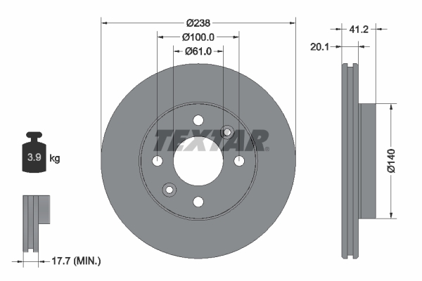 Brake Disc (Front axle)  Art. 92036203