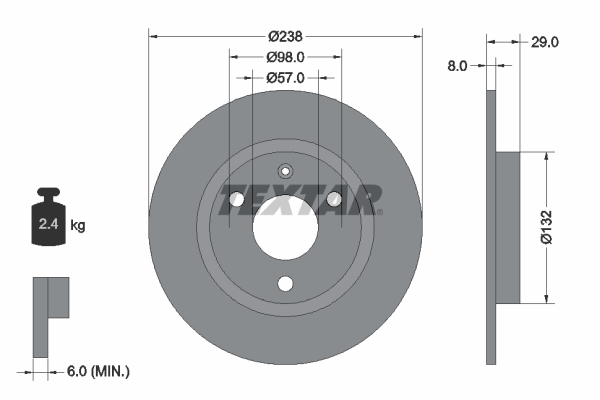 Brake Disc (Front axle)  Art. 92038500