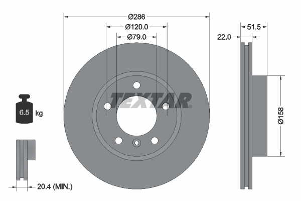 Brake Disc (Front axle)  Art. 92055605