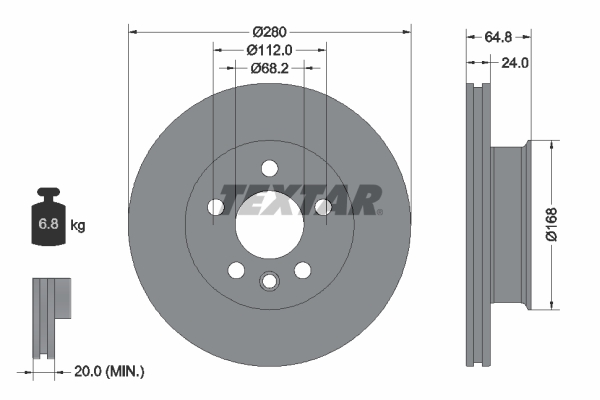 Brake Disc (Front axle)  Art. 92056000