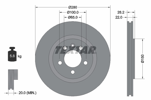 Brake Disc (Front axle)  Art. 92057100