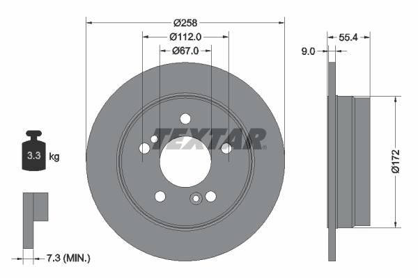 Brake Disc (Rear axle)  Art. 92059503