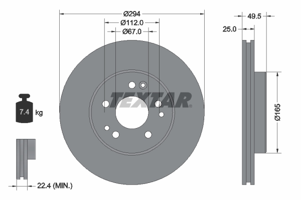 Brake Disc (Front axle)  Art. 92060000