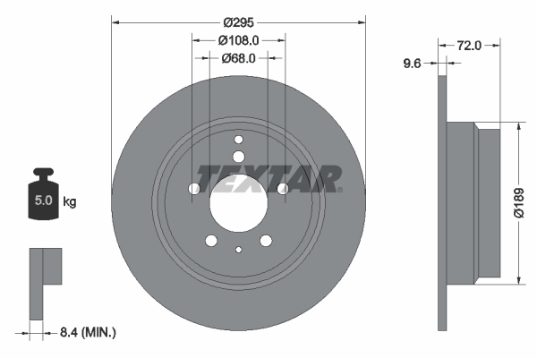 Brake Disc (Front axle, Rear axle)  Art. 92066803