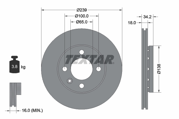 Brake Disc (Front axle)  Art. 92072003