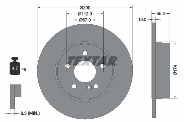 Brake Disc (Rear axle)  Art. 92072703