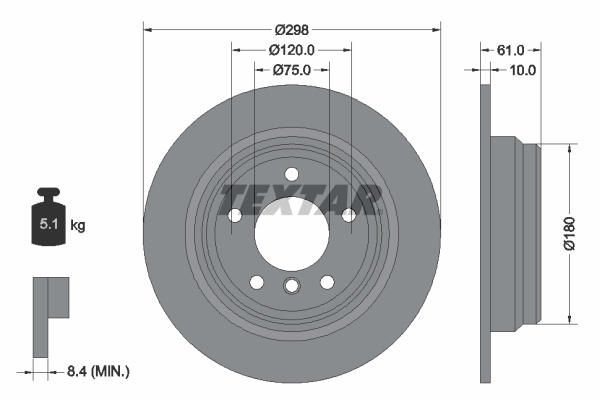 Brake Disc (Rear axle)  Art. 92076603