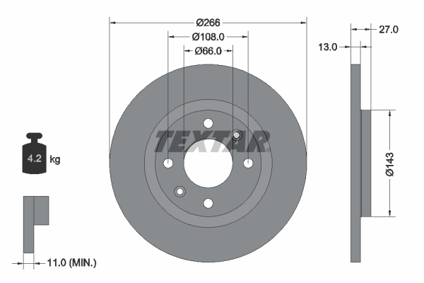 Brake Disc (Front axle)  Art. 92089103