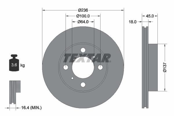 Brake Disc (Front axle)  Art. 92089400