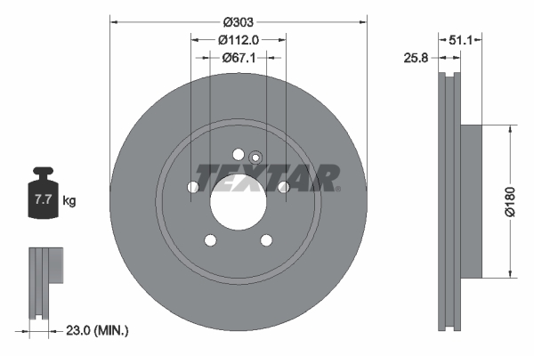 Brake Disc (Front axle)  Art. 92089905