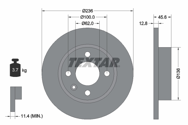 Brake Disc (Front axle)  Art. 92090200