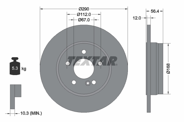 Brake Disc (Rear axle)  Art. 92091103