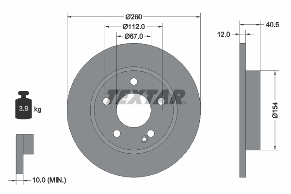 Brake Disc (Front axle)  Art. 92091203