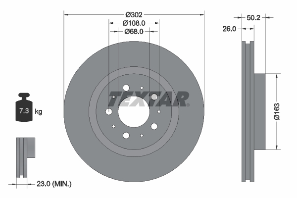 Brake Disc (Front axle)  Art. 92092300