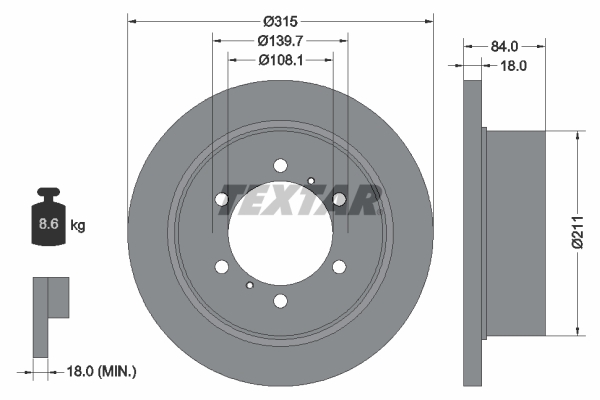 Brake Disc (Rear axle)  Art. 92093100