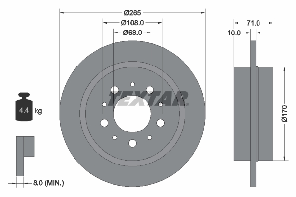 Brake Disc (Rear axle)  Art. 92097800