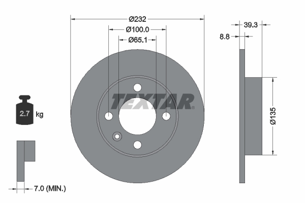 Brake Disc (Rear axle)  Art. 92098203