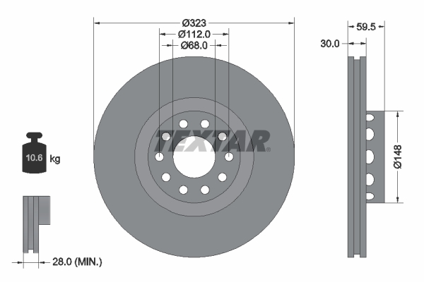 Brake Disc (Front axle)  Art. 92098305