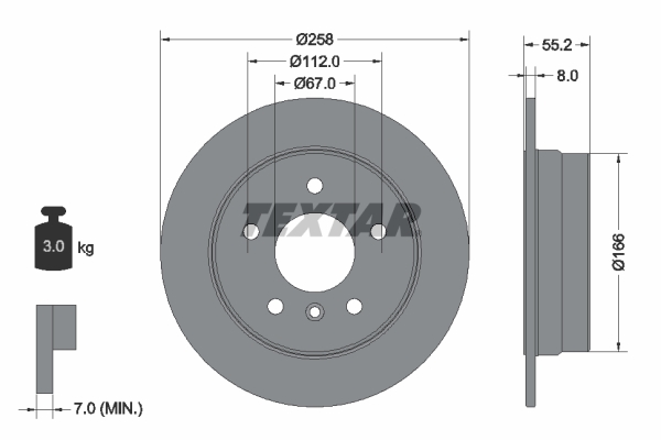 Brake Disc (Rear axle)  Art. 92099703