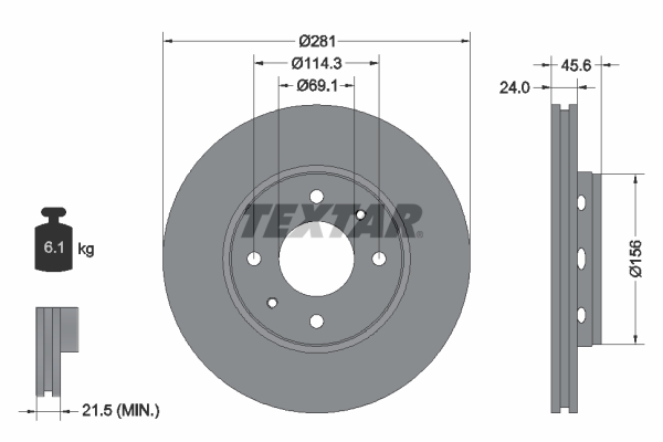 Brake Disc (Front axle)  Art. 92100403