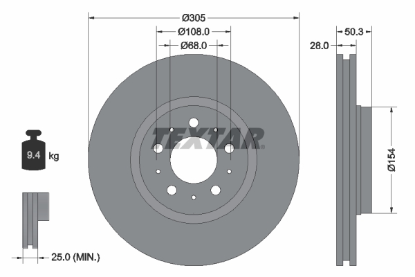 Brake Disc (Front axle)  Art. 92100603