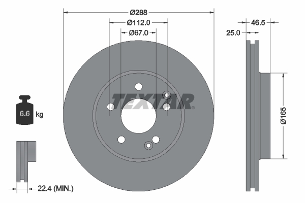 Brake Disc (Front axle)  Art. 92105905