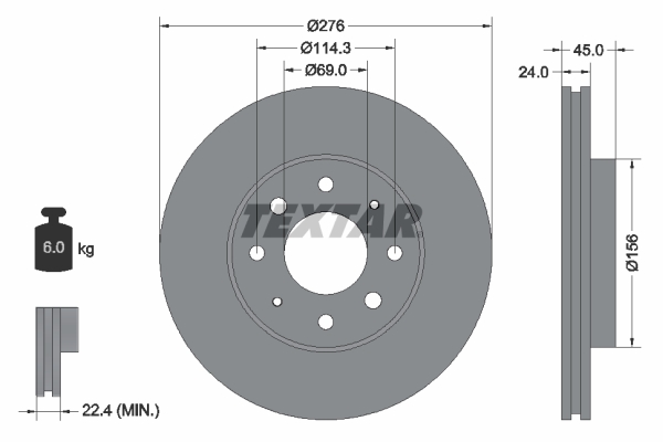 Brake Disc (Front axle)  Art. 92110500