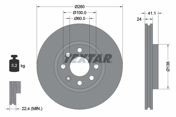 Brake Disc (Front axle)  Art. 92111103