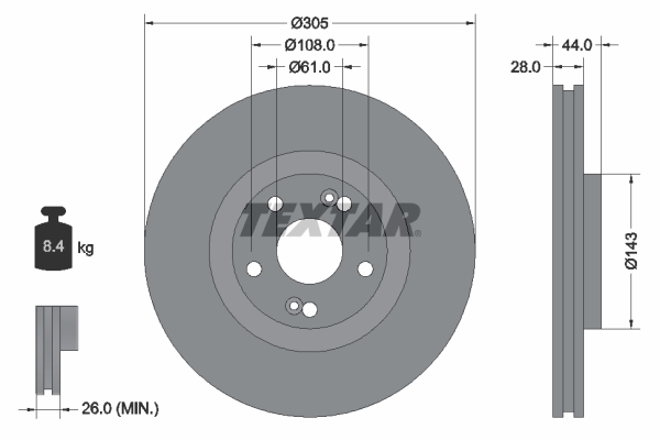 Brake Disc (Front axle)  Art. 92112300