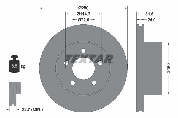 Brake Disc (Front axle)  Art. 92113500