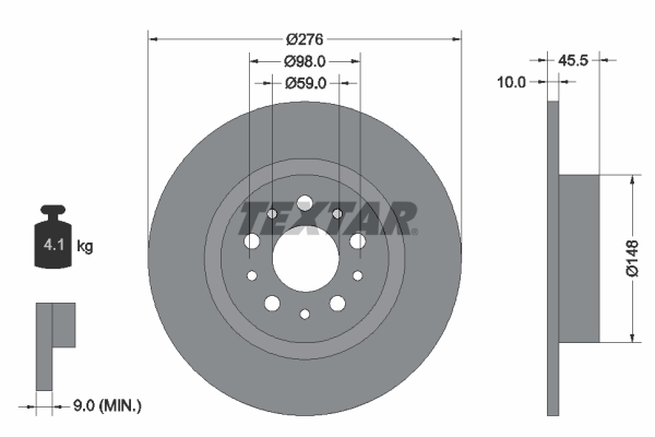 Brake Disc (Rear axle)  Art. 92114703