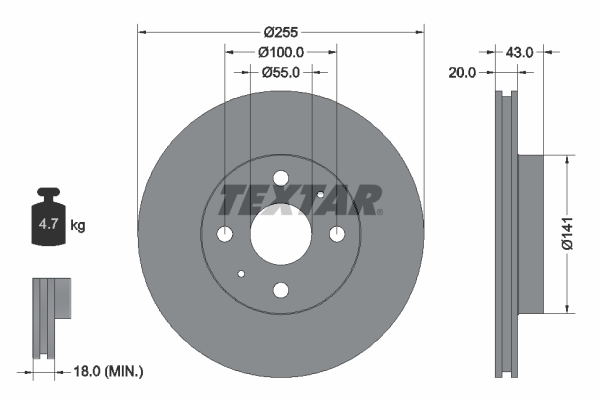 Brake Disc (Front axle)  Art. 92115603