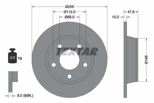 Brake Disc (Rear axle)  Art. 92117303