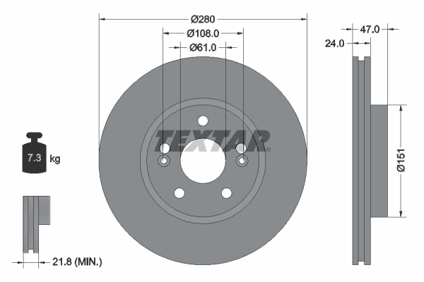 Brake Disc (Front axle)  Art. 92118903