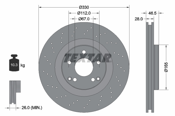 Brake Disc (Front axle)  Art. 92119805